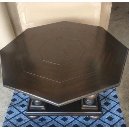 Ashley T86 -8 : Bàn Sofa Chân Tiện - Hình Bát Giác